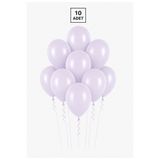 Balonsan Lila Makaron Balon 10 Adet
