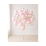 Balonsan Şeffaf Pembe Balon Demeti 20 Adet