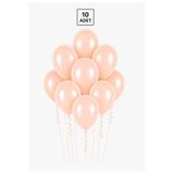 Balonsan Turuncu Makaron Balon 10 Adet