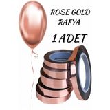 baloss fer Rose Gold Rafya İp 25 Metre Hediye Paketleme Çiçek Süsleme Dekorasyon Rafyası