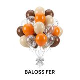 baloss fer Sonbahar Sıcaklığı 20’li Doğum Günü ve Parti Balon Seti – Balon Kemeri, Masa Arkası ve Organizasyon Süsleme 11 İnç