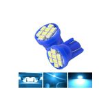 Balp 2 Adet Buz Mavi Renk Mini Dipsiz T10 Led Park Ampulü 8 Ledli