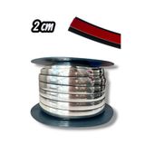 BALP 2 Cm Gümüş Krom Yapıştırma Şerit 10 METRE | Esnek Kendinden Yapışkanlı Dekoratif Krom Kaplama
