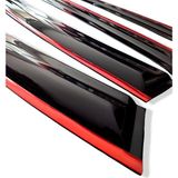 Balp Ford Focus 3 Düz Kırmızı Kromlu Cam Rüzgarlığı 2011-2018 Arası Hb-Sd