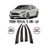 Balp Ford Focus 5 Hb-Sd Uyumlu Cam Rüzgarlığı 4Lü Takım Parlak Siyah