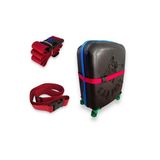 Balp Premium Bordo Renk Valiz Kemeri 3 Adet
