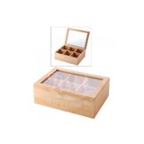 Balsa 6 Bölmeli Bambu Çay Kutusu 19X25x9 Cm