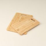 Balsa Bambu 2'li Kesme Tahtası - Açık Kahverengi - Montajsız