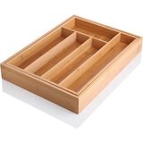 Balsa Bambu Çekmece İçi Kaşıklık 34x29Cm Açılınca 45x29 Cm