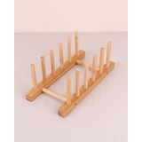 Balsa Bambu Lüx 6 Bölmeli Tabaklık 28x13cm - 1 Adet