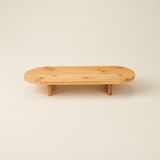 Balsa Bambu Sunum Tahtası - Açık Kahverengi - 39X17 cm - Montajsız