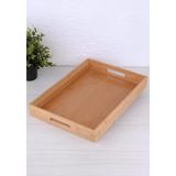 Balsa Bambu Tepsi Büyük Boy Premium 40X30 cm (TPS4030) - Kahverengi