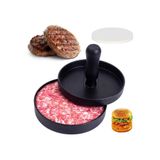 BALSA Granit Görünümlü Metal Hamburger Köfte Yapma Aparatı Kıyma Burger Press Şekillendirici Kalıp 12 cm EA054