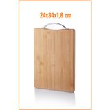 Balsa Grup Bambu Kesme Tahtası Bambu Kesme Tahtası 34x24 Cm