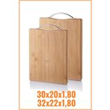 Balsa Grup Bambu Kesme Tahtası Ikili Bambu Kesme Tahtası 30x20 & 32x22