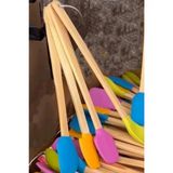 Balsa Sms04 Çok Renkli Silikon Spatula Mutfak Seti 4'Lü