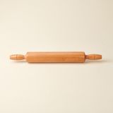 Balsa Vernikli Sabit Merdane - Açık Kahverengi - 46 cm