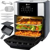 Balter Sıcak Hava Fritözü Airfryer, 12 Litre Xxl, Mini Fırın, Kurutucu, Fritöz Sıcak Hava Fritözü, 10 Program, Hepsi Bir Arada Hava Fritözü, Tarif Kitabı, HL-1200