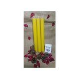 Balve Mum Sarma Şamdan Balmum - Gold - 3 Adet