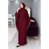 BALWİNA FERACE ABAYA YARASA KİMONO KOL TESSETTÜR ELBİSE