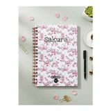 Bam Kırmızı Sakura Tasarımlı Konuşan Ajanda