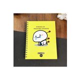 Bam Konuşan Ajanda 17x24 Spiralli Stickerli Kuşe Kağıda Tarihsiz Ajanda Dobarlan Bıragma Gendini