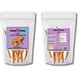 Bambam Natural İnek Meme Parçaları 250 Gr - %100 Doğal Kurutulmuş - Köpek Çiğnemelik Ödül Maması - Mercan Yeşili