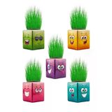 BamBamToys 26 Adet Karışık 3 Tarafı Emojili Küp Çim Adamlar Okul Ve Okul Öncesi Hediyelik Çim Adam