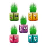 BamBamToys 34 Adet Karışık 3 Tarafı Emojili Küp Çim Adamlar Okul Ve Okul Öncesi Hediyelik Çim Adam