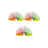 Bambapaw (3Adet) Stres Yayı Gökkuşağı Yay Oyuncak Stres Yayı 6X5Cm