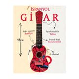 BambaPaw 48 cm Oyuncak İspanyol Örümcek Adam Gitar - 6 Telli Örümcek Adam Çocuk Gitarı Askı Aparatı Hediye