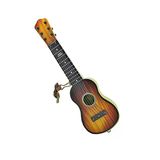 Bambapaw 6 Telli Oyuncak Çocuk Gitarı Ispanyol Gitar Tam Hediyelik Ürün Kahverengi 50Cm 2 Adet