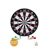 Bambapaw Dart Seti: Büyük Boy 15'' Hedef Tahtası Ve 6 Oklu Set İle Rakiplerine Meydan Oku