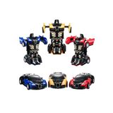 Bambapaw Robota Dönüşen Oyuncak Araba - Manuel Kendinden Robota Dönüşen Oyuncak Araba - Robot Araba
