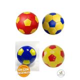 BambaPaw Taraftar Futbol Topu Dikişli 5 No Renkli - Renkli Dikişli Futbol Topu
