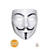 Bambapaw V For Vendetta Maskesi Beyaz Renk Yılbaşı Halloween Anonymous Cadılar Bayramı Maskesi 3 Adet