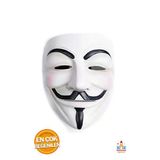 Bambapaw Vendetta Maskesi Siyah Metalik Yüz Kostümü Cosplay Parti Malzemesi