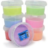Bambapaw Yuvarlak Kutuda 6 Renk Hazır Slime - Hazır Slaym - 6X170Gr Toplam 1020Gr.Hsx