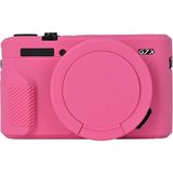Bambeado Canon Powershot G7X Mark Iı Koruyucu Kılıfı (Yumuşak Silikon Kamera Kılıfı) - Pembe