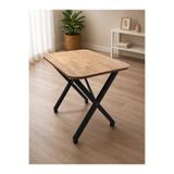BAMBEDS MOBİLYA 60x90 X Ayak Masa Balkon Masası Ders Çalışma Masası