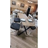 Bambeds Mobilya 70X110 A.çam Masa x Sandalye Takımı, 4 Kişilik Mutfak Masa Takımı Beyaz Sandalye
