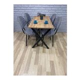 Bambeds Mobilya Masa Takımı, Yemek Masası, Mutfak Masası, Balkon Masası - 70X110 Çam