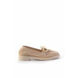 Bambi Bej Kadın Loafer Ayakkabı K01362245682