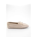 Bambi Bej Kadın Loafer Ayakkabı K01542380772
