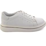 Bambi Beyaz Hakiki Deri Erkek Sneaker E01089006541