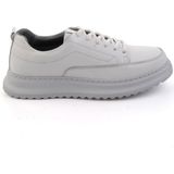 Bambi Beyaz Hakiki Deri Erkek Sneaker E01535415003