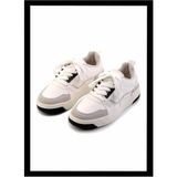 Bambi Beyaz Lame Kadın Sneaker K01591513009