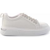 Bambi Beyaz Yılan Baskı Kadın Sneaker K01377023409