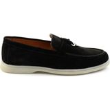 Bambi Black Genuine Leather Men's Espadrilles E01079972602 - Siyah