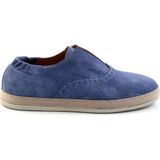 Bambi Blue Genuine Leather Men's Espadrilles E01901361102 - Mavi